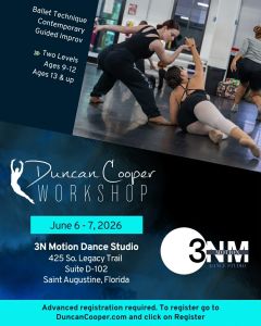  DUNCAN COOPER WORKSHOP St. Augustine June 6th - 7th, 2026